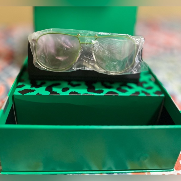 Helen Keller Full Rim Black Pilot Shaped Sunglasses for Men Clear/Green New - Picture 2 of 15